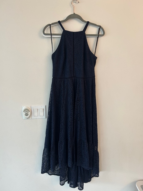 Vince Camuto Dresses & Skirts - Vince Camuto Navy Blue Lace Midi Dress